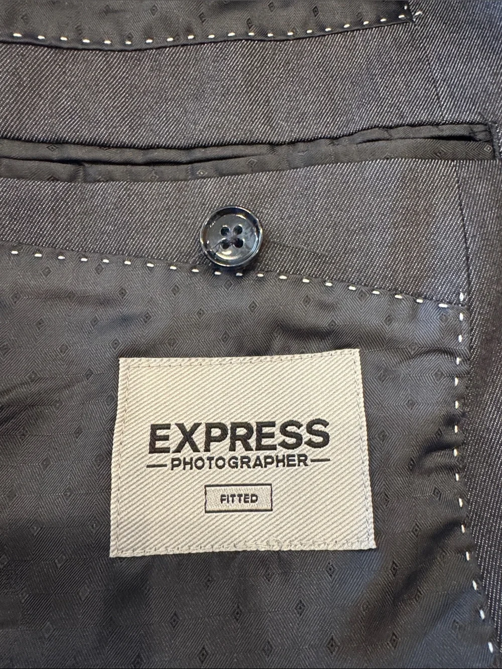 Express Photographer Mens’s Blazer Jacket sz 40 S